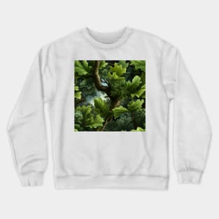 Green Leaves Pattern 19 Crewneck Sweatshirt